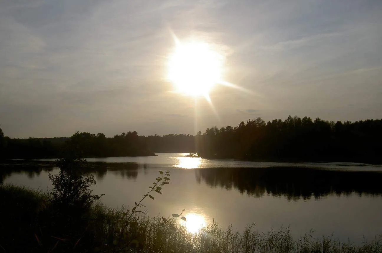 Panorama Zalewu Koronowskiego z lotu ptaka